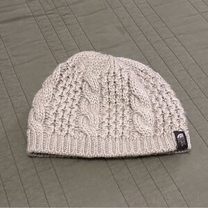 The North Face Grey Cable Knit Beanie